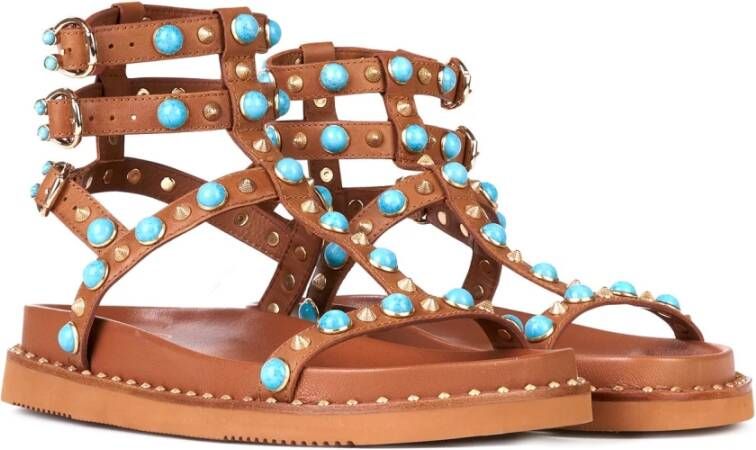 Ash Arielgold Leren Sandalen Brown Dames