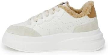 Ash Beige Leren Sneakers Dames Herfstcollectie Beige Dames