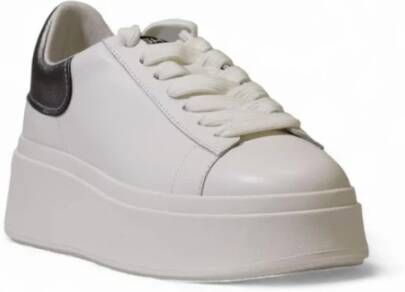 Ash Bicolor leren sneaker damesschoenen White Dames