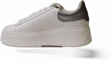 Ash Bicolor leren sneaker damesschoenen White Dames