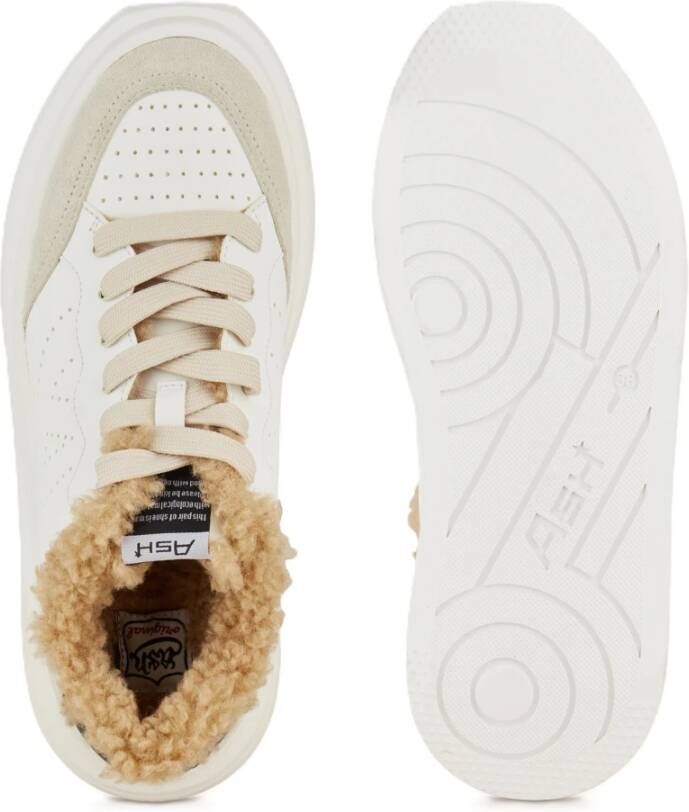 Ash Bont Impuls Sneakers met Teddy Voering White Dames