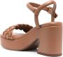 Ash Bruine Geweven Sandalen Brown Dames - Thumbnail 4