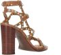 Ash Bruine Leren Sandalen met Stenen Brown Dames - Thumbnail 3