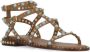 Ash Stud Embellished Leren Sandalen Brown Dames - Thumbnail 8