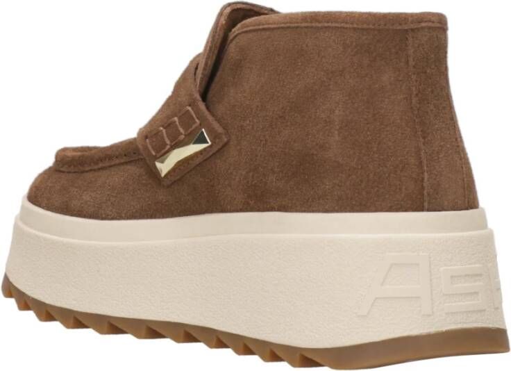 Ash Bruine Suède Sneakers met studs Brown Dames