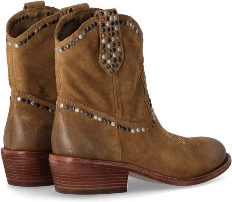 Ash Cowboy Boots Brown Dames