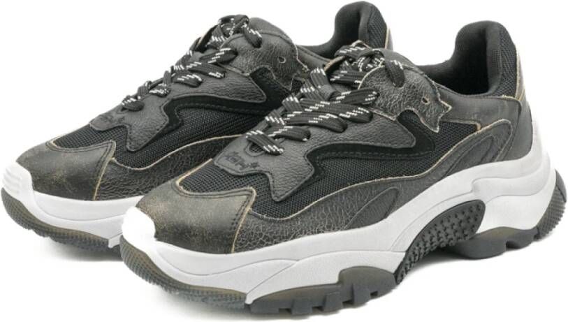 Ash Dames Beige Zwart Addict Schoenen Black Dames