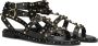 Ash Zwarte Leren Enkelband Sandalen Black Dames - Thumbnail 11