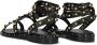 Ash Zwarte Leren Enkelband Sandalen Black Dames - Thumbnail 12