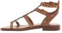 Ash Etnische Lage Leren Sandalen Brown Dames - Thumbnail 2