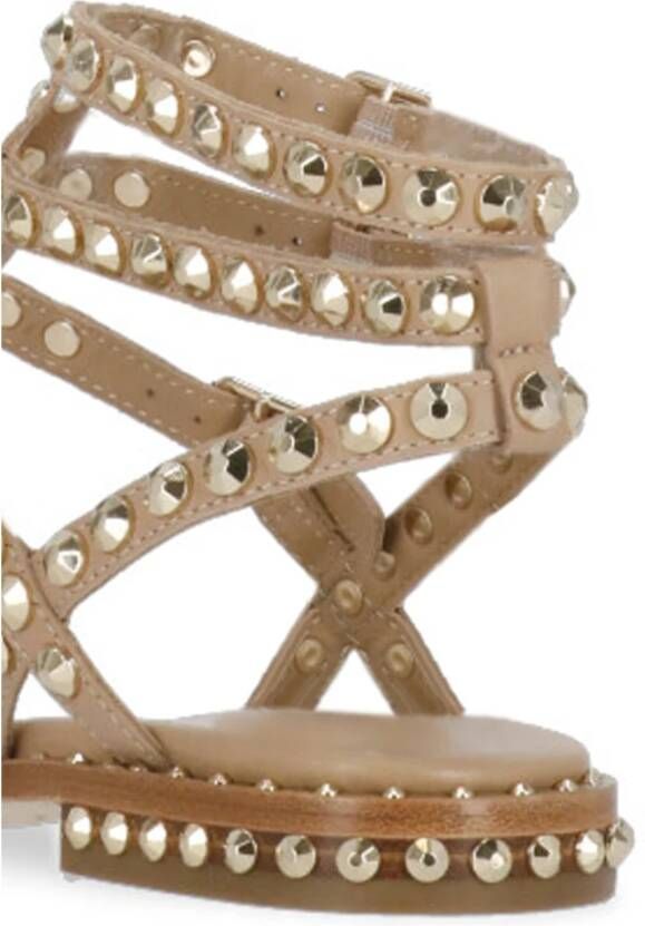 Ash Flat Sandals Beige Dames