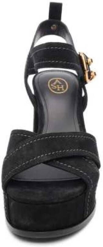 Ash Flat Sandals Black Dames