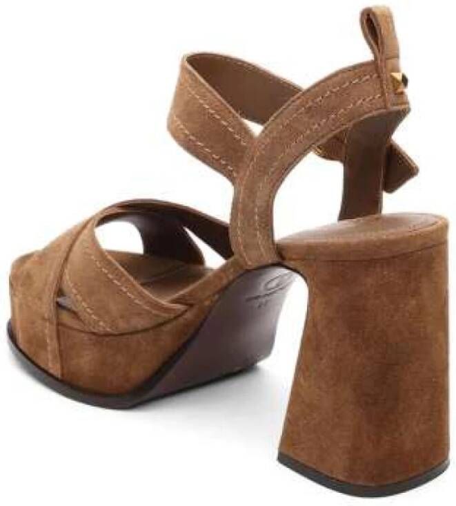 Ash Flat Sandals Brown Dames