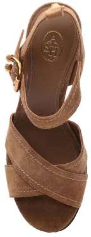 Ash Flat Sandals Brown Dames