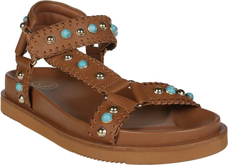 Ash Flat Sandals Brown Dames