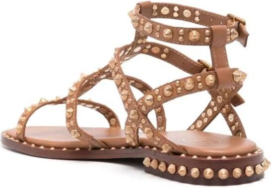 Ash Flat Sandals Brown Dames