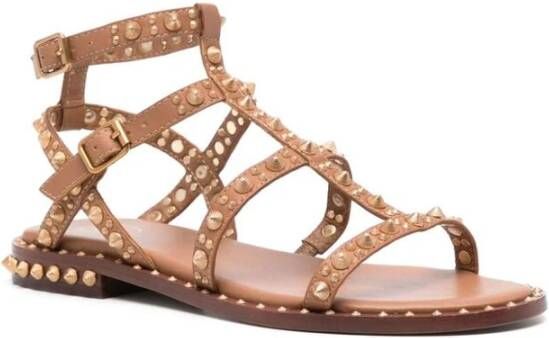 Ash Flat Sandals Brown Dames