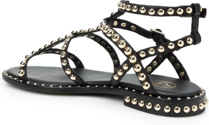 Ash Flat Sandals Zwart Dames