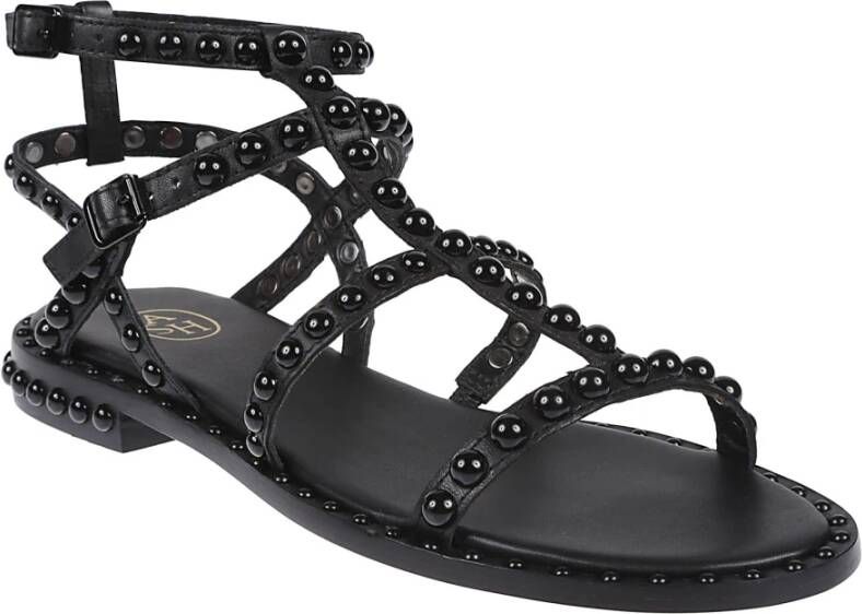 Ash Flat Sandals Zwart Dames