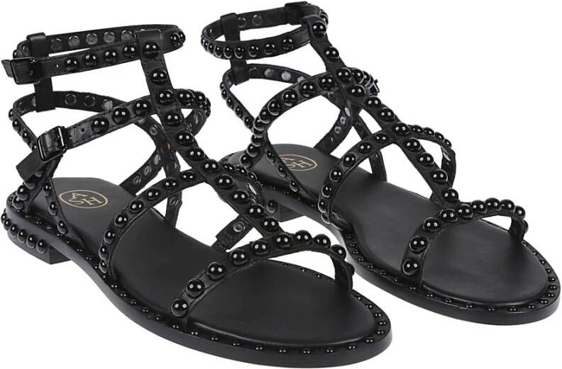 Ash Flat Sandals Zwart Dames