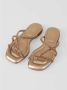 Ash Gouden vierkante diamanten sandalen Yellow Dames - Thumbnail 2