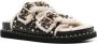 Ash Groene sandalen met faux-shearling afwerking Green Dames - Thumbnail 4