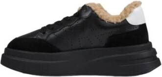 Ash Klassieke Leren Sneaker Dames Collectie Black Dames