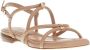 Ash Lage naakte sandalen met gewatteerde bandjes Beige Dames - Thumbnail 2