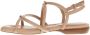 Ash Lage naakte sandalen met gewatteerde bandjes Beige Dames - Thumbnail 3