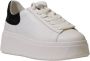 Ash Witte Leren Sneakers met Contrasterende Hiel White Dames - Thumbnail 3