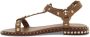 Ash Leren Platte Sandalen Patsy Brasil Stijl Brown Dames - Thumbnail 3