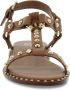 Ash Leren Platte Sandalen Patsy Brasil Stijl Brown Dames - Thumbnail 4