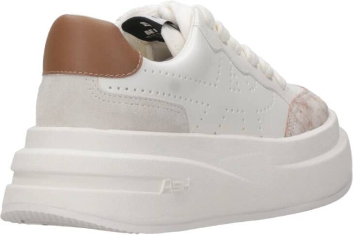 Ash Leren Suède Sneakers met Logo White Dames