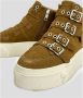 Ash Metalen Gesp Sneaker in Bruin Brown Dames - Thumbnail 4