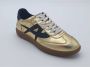 Ash Metallic leren sneaker met technische details Yellow Dames - Thumbnail 2