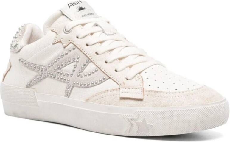 Ash Moonlight Stud Ivory Sneakers White Dames