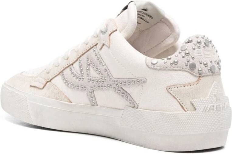 Ash Moonlight Stud Ivory Sneakers White Dames