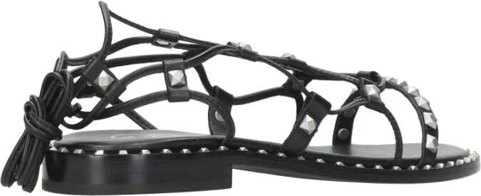 Ash Platte Sandalen Zwart Dames