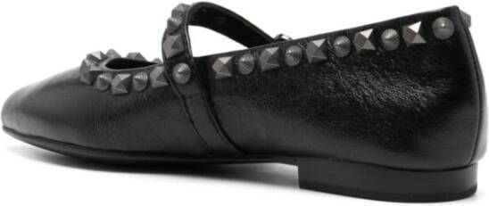 Ash Platte Schoenen Beatnik Stijl Black Dames