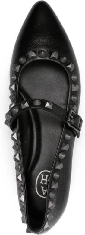 Ash Platte Schoenen Beatnik Stijl Black Dames