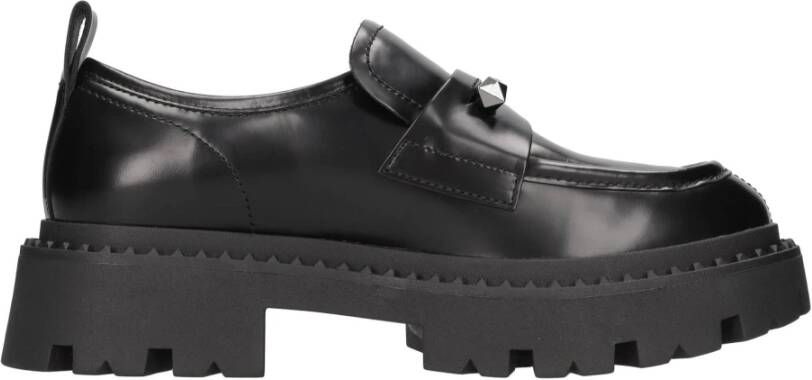 Ash Platte schoenen Zwart Black Dames