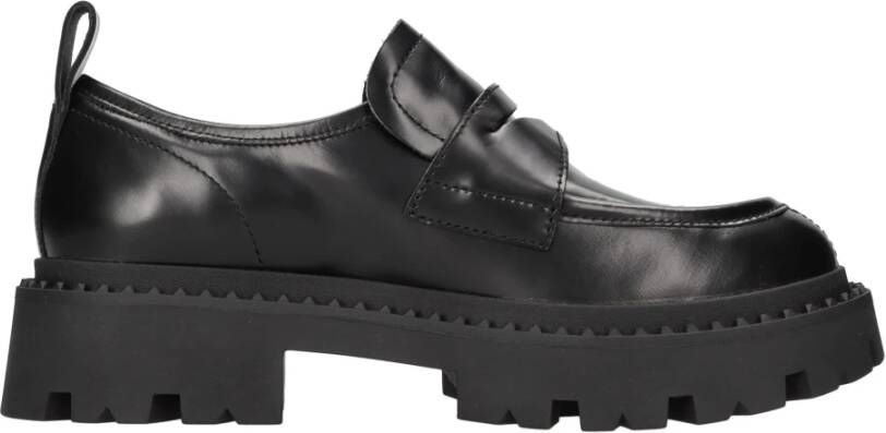 Ash Platte schoenen Zwart Black Dames