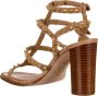 Ash Kenya Skin Gouden Hoge Hak Sandalen Beige Dames - Thumbnail 4