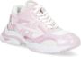 Ash Contrasterende Logo Sneakers voor Dames Roze Dames - Thumbnail 4