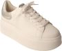 Ash Witte leren damessneakers met zilveren hiel detail White Dames - Thumbnail 2