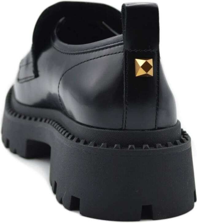 Ash Stijlvolle Mocassins met 5-inch Hakken Black Dames