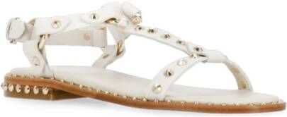 Ash Studded Beige Leren Sandalen Beige Dames