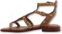 Ash Studded Flat Sandals Brown Dames - Thumbnail 2