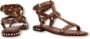 Ash Studded Gladiator Sandals Brown Dames - Thumbnail 3