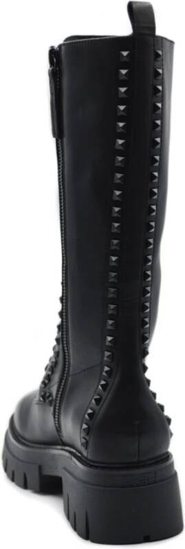 Ash Studded Hoge Enkellaarzen Black Dames